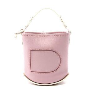 Delvaux Pin Mini Bucket Leather Handbag